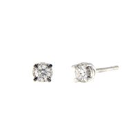 Orecchini Gazzola Punto Luce  in Oro bianco Diamante S-EAQT4783-NG - S-EAQT4783-NG